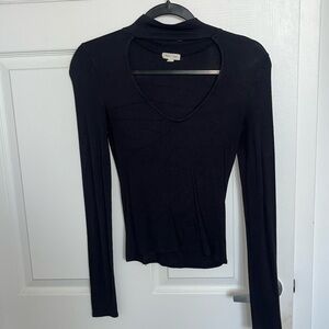 Urban Outfitters long sleeve cutout top